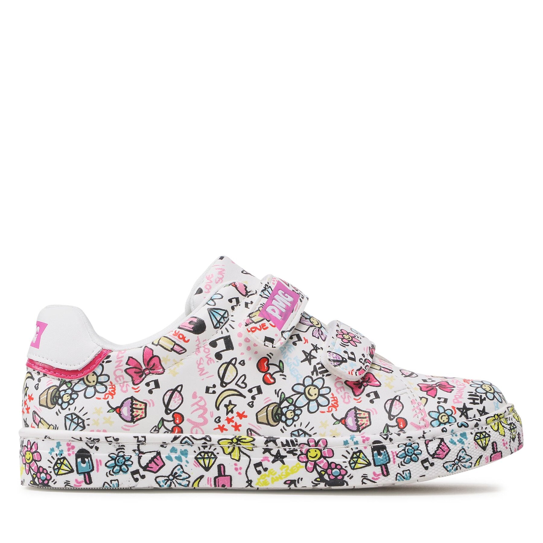 Sneakers Primigi 3950000 S White Multicolor-Fuxia von Primigi