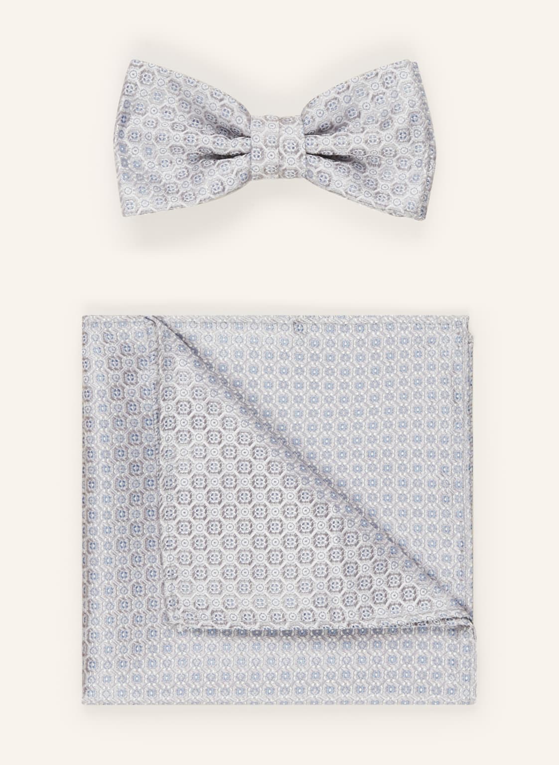 Prince Bowtie Set: Fliege Und Einstecktuch grau Prince Bowtie Set: Fliege Und Einstecktuch grau von Prince BOWTIE