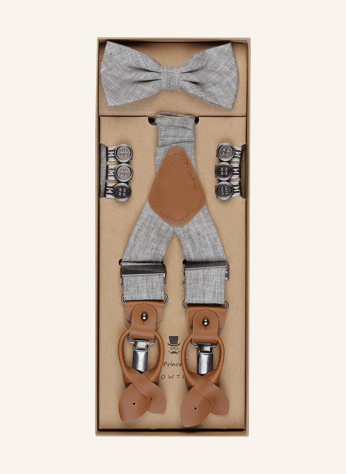 Prince Bowtie Set: Hosenträger Und Fliege gruen Prince Bowtie Set: Hosenträger Und Fliege gruen von Prince BOWTIE