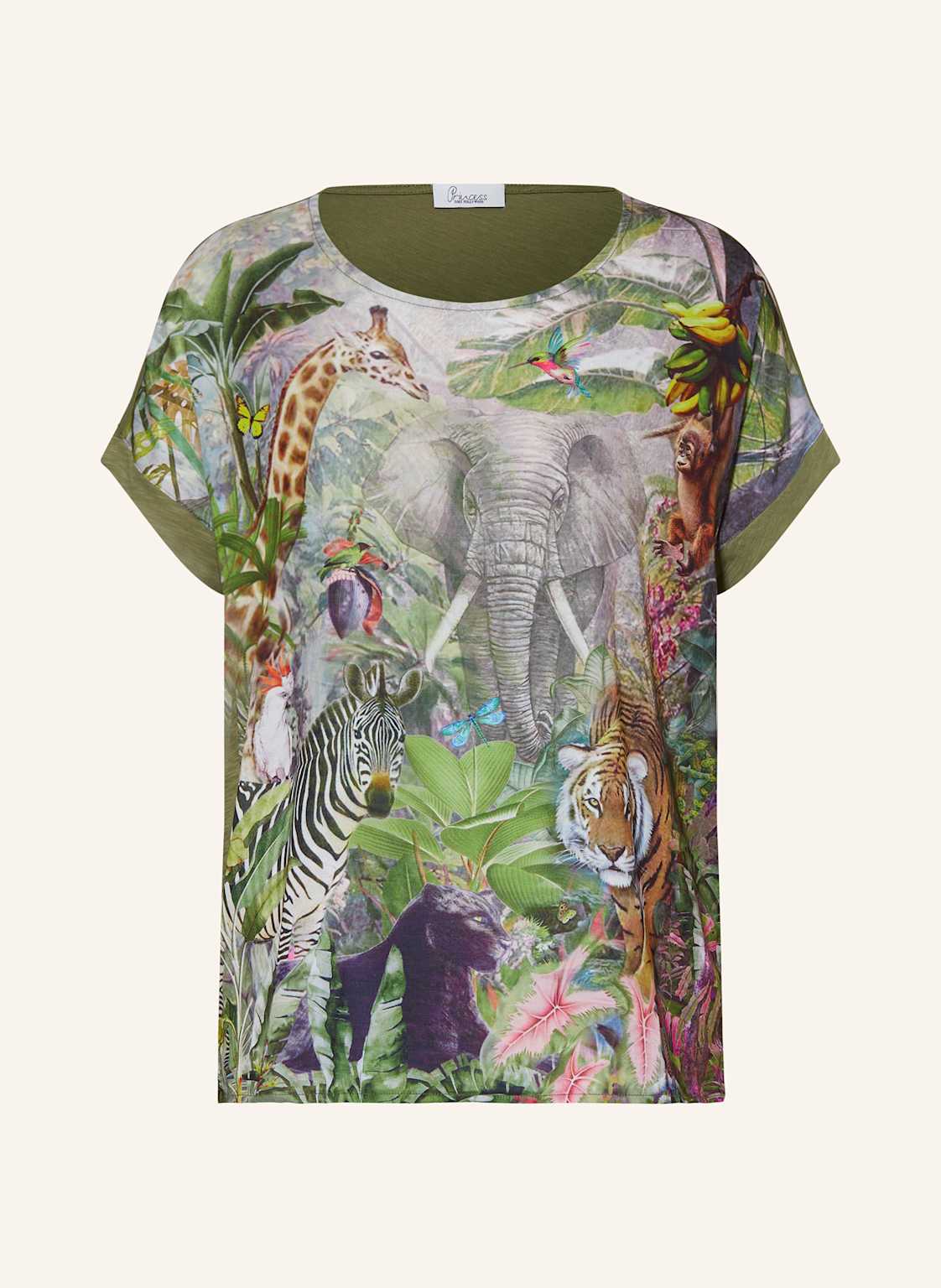 Princess Goes Hollywood T-Shirt Im Materialmix gruen Princess Goes Hollywood T-Shirt Im Materialmix gruen von Princess GOES HOLLYWOOD