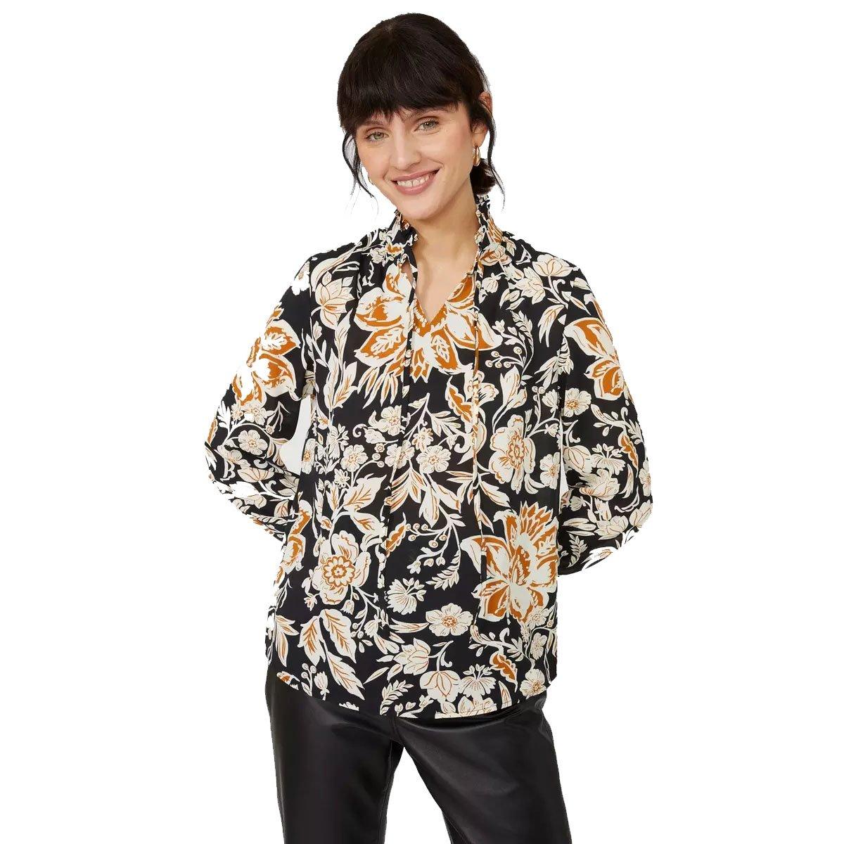 Bluse Damen Schwarz 40 von Principles