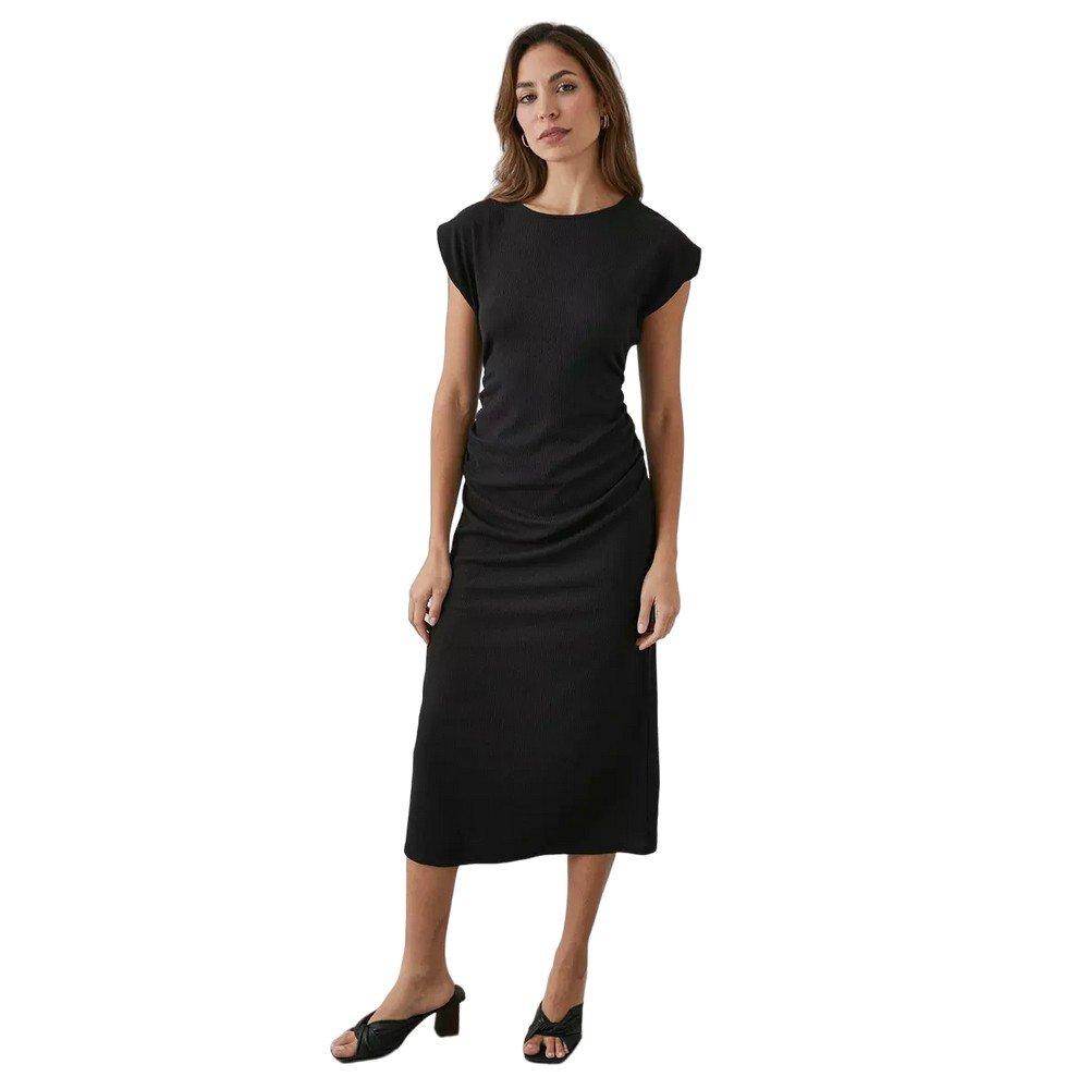 Midikleid Geraffte Seite Damen Schwarz 36 von Principles