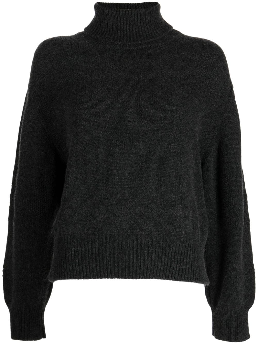 Pringle of Scotland Guernsey roll-neck cashmere jumper - Grey von Pringle of Scotland