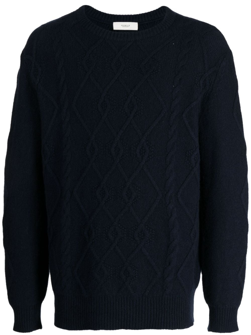 Pringle of Scotland cable-knit cashmere jumper - Blue von Pringle of Scotland