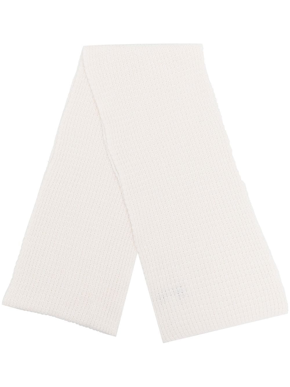 Pringle of Scotland cashmere waffle-knit scarf - White von Pringle of Scotland