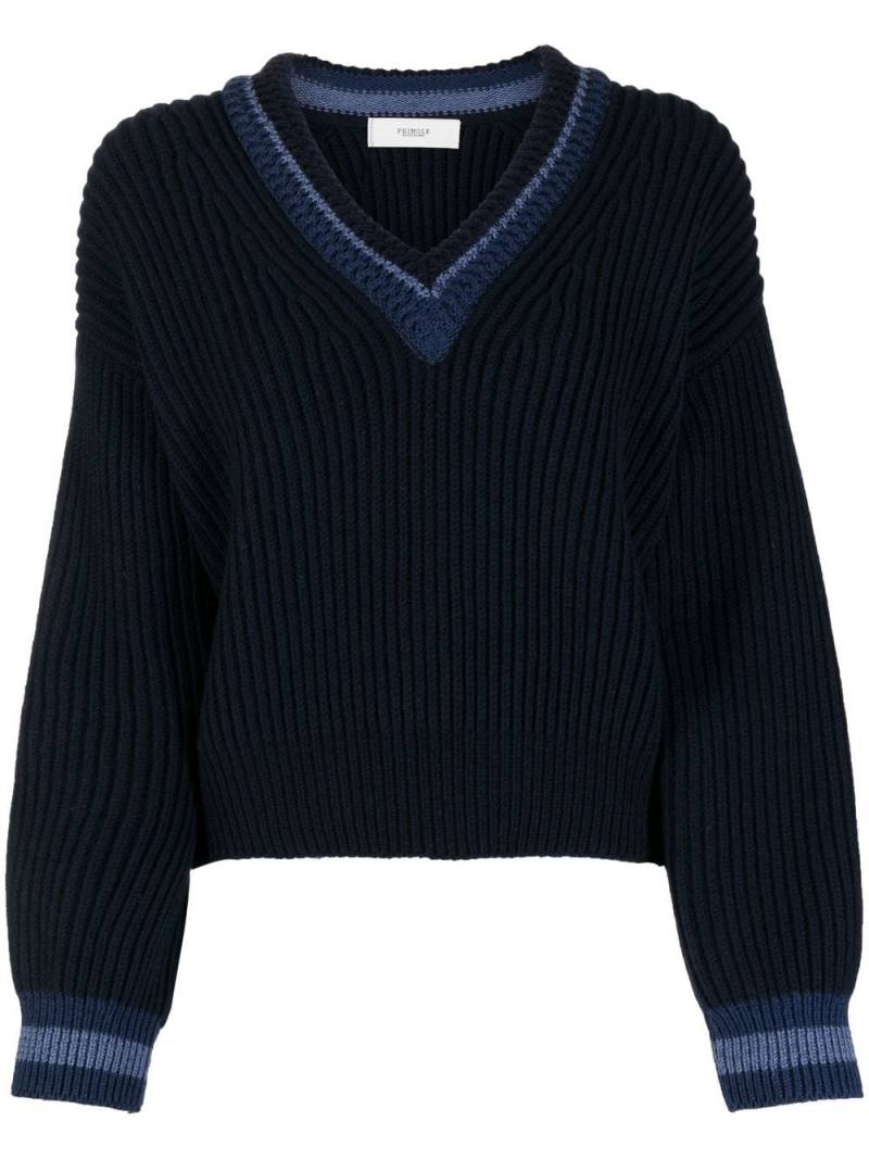 Pringle of Scotland chunky ribbed-knit jumper - Blue von Pringle of Scotland