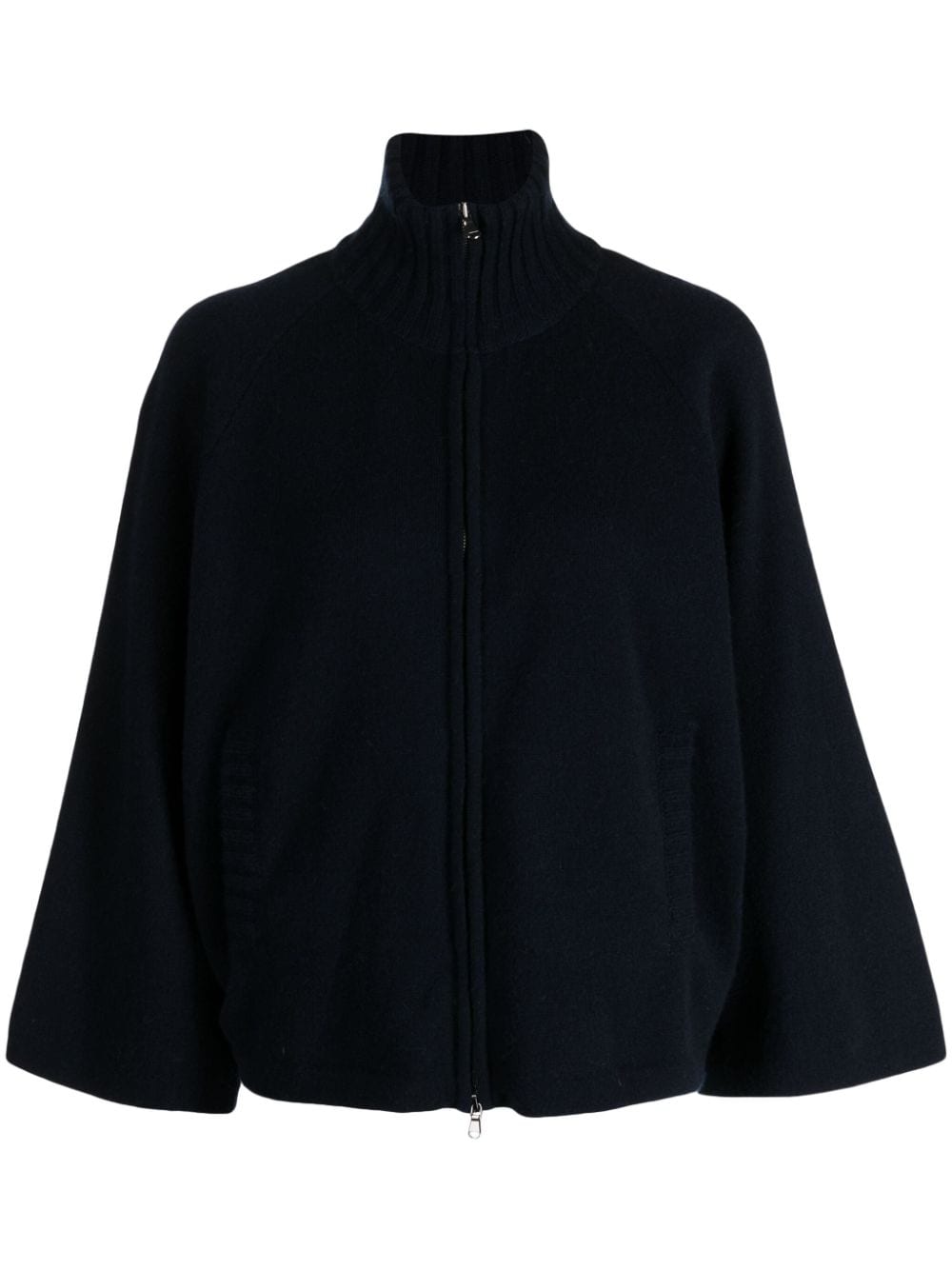 Pringle of Scotland high-neck zip-up jacket - Blue von Pringle of Scotland