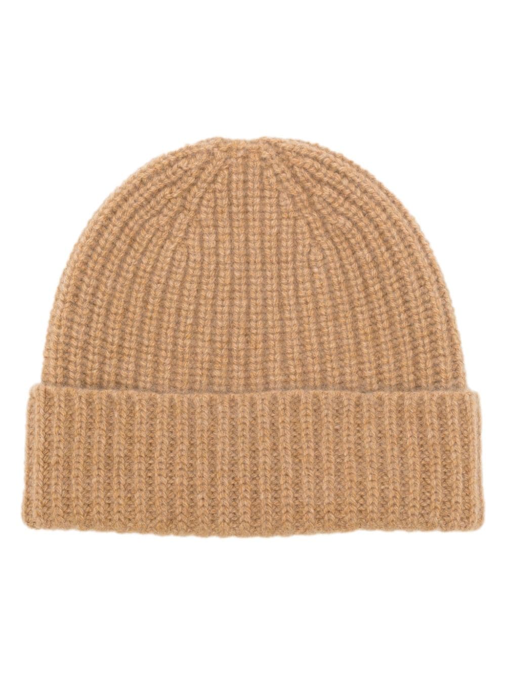 Pringle of Scotland ribbed-knit cashmere beanie - Brown von Pringle of Scotland