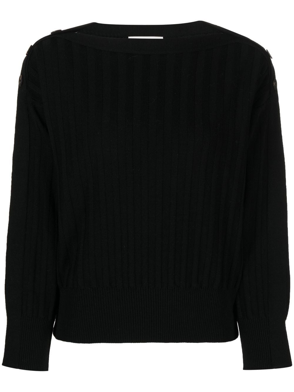 Pringle of Scotland ribbed-knit wool jumper - Black von Pringle of Scotland