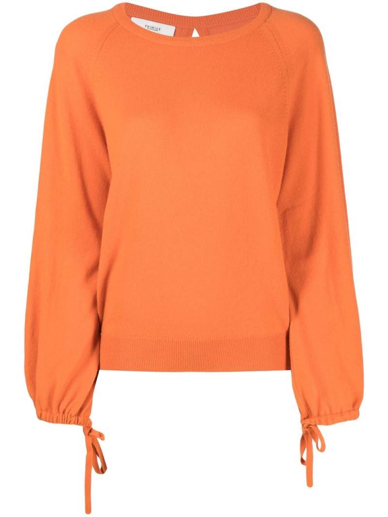 Pringle of Scotland round neck cashmere jumper - Orange von Pringle of Scotland