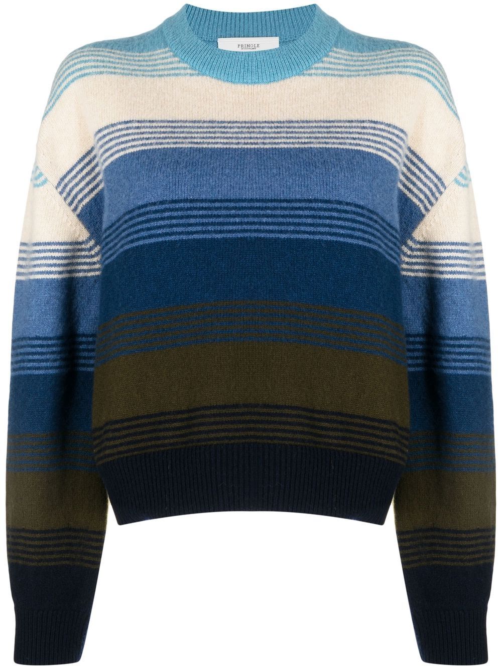 Pringle of Scotland striped wool jumper - Blue von Pringle of Scotland