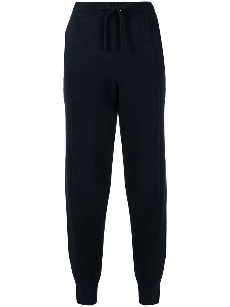 Pringle of Scotland tapered-leg knitted trousers - Blue von Pringle of Scotland