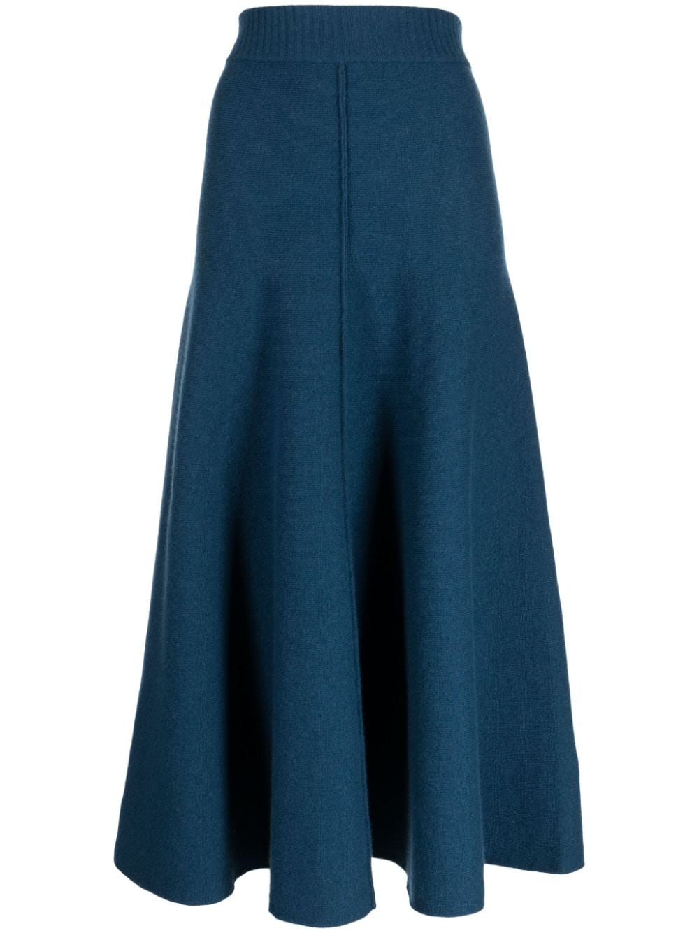 Pringle of Scotland wool-blend knitted midi skirt - Blue von Pringle of Scotland
