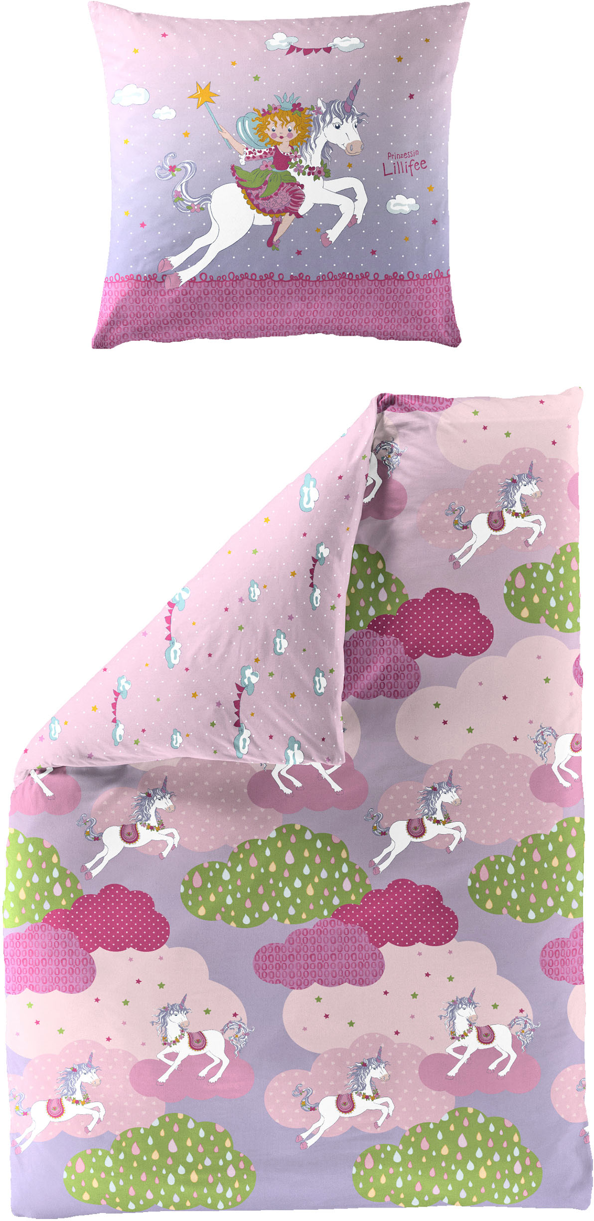 Prinzessin Lillifee Kinderbettwäsche »Einhorn«, (2 tlg.) von Prinzessin Lillifee