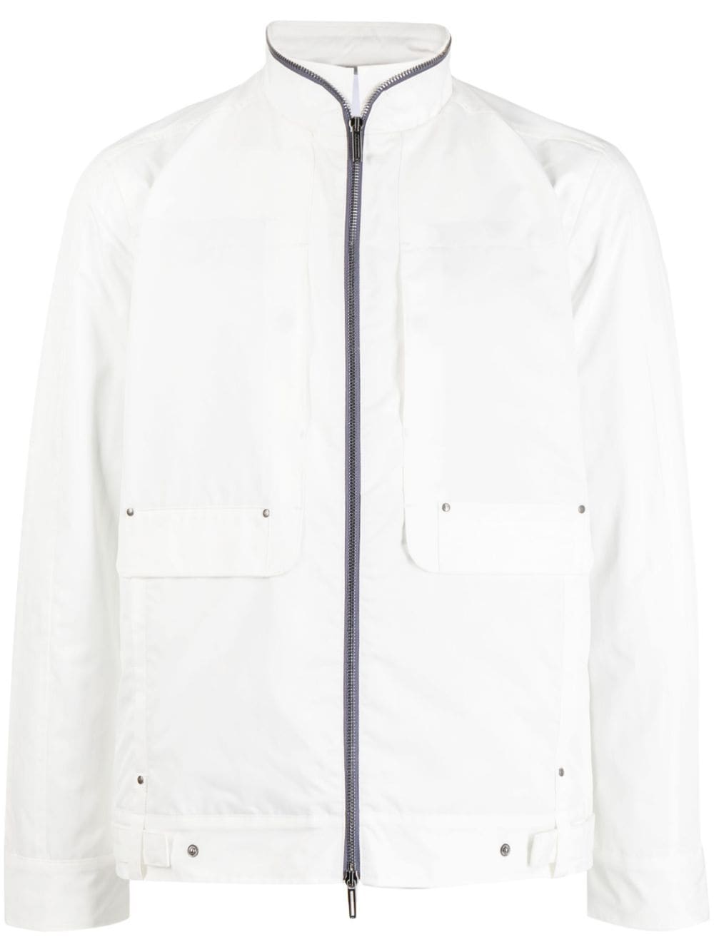 Private Stock The Bureau stand-up collar jacket - White von Private Stock