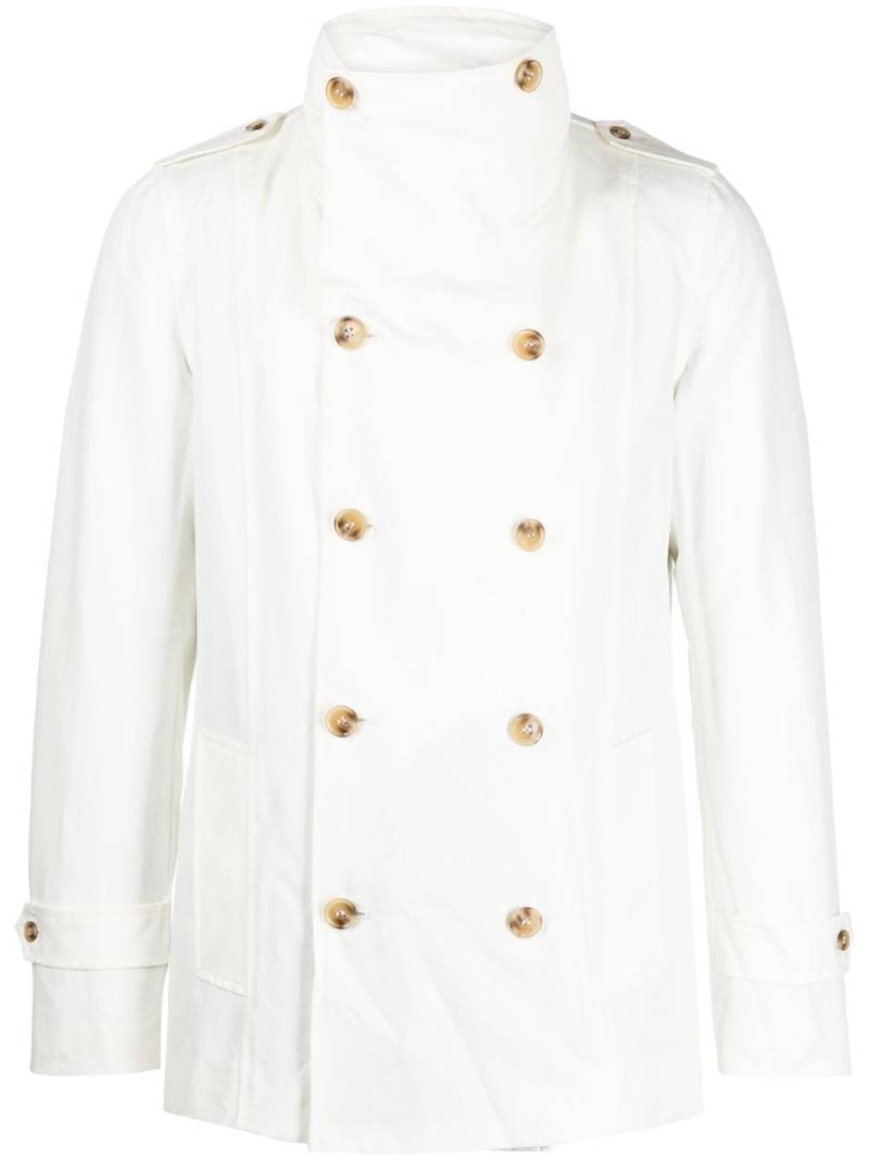 Private Stock The Claude stand-up collar jacket - White von Private Stock