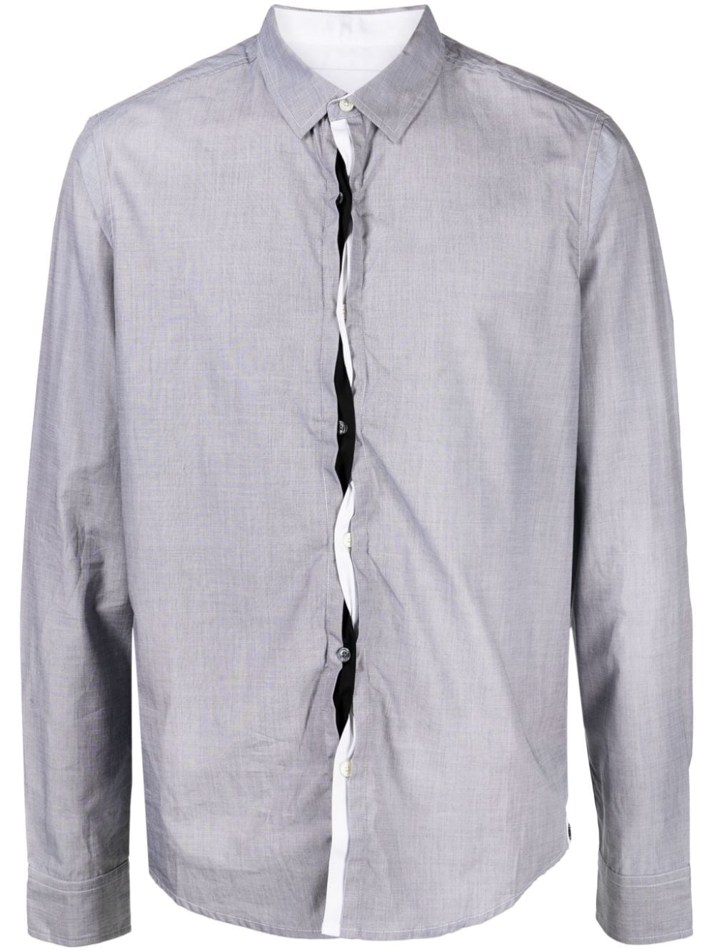 Private Stock The Hannibal layered shirt - Grey von Private Stock