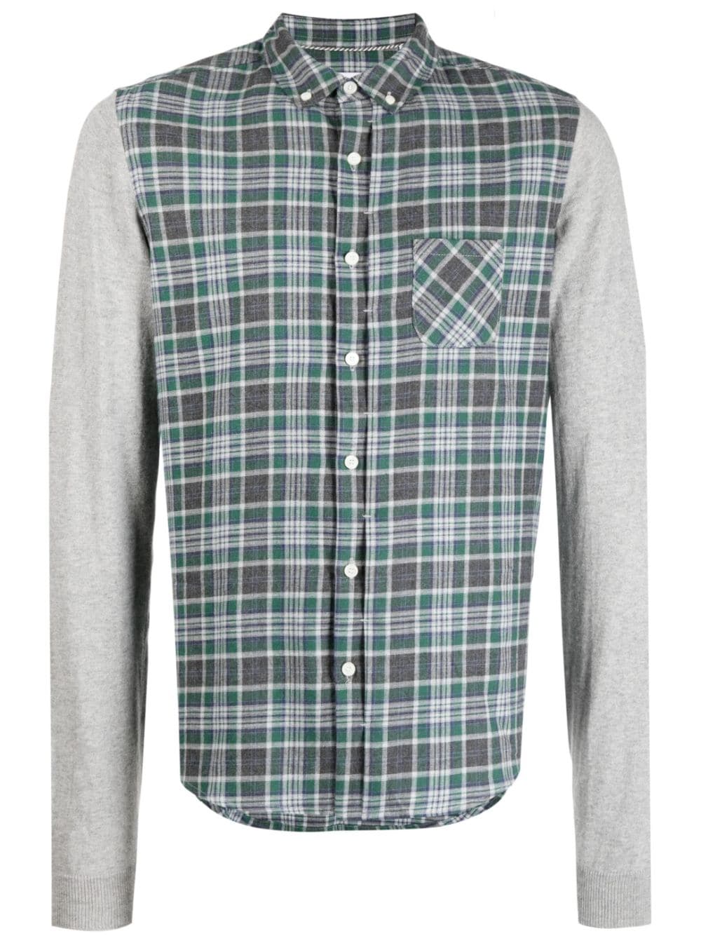 Private Stock The Sebastien check-print shirt - Green von Private Stock