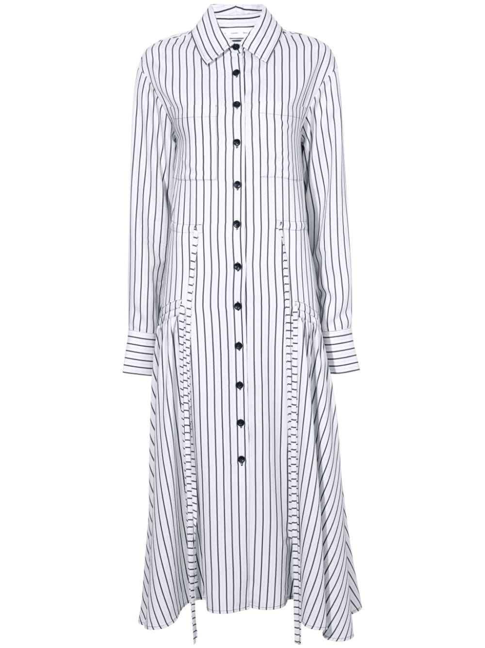 Proenza Schouler White Label Bonnie drawstring shirtdress von Proenza Schouler White Label