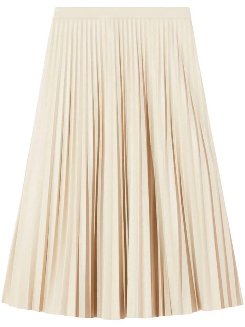 Proenza Schouler White Label Daphne pleated faux-leather skirt - Neutrals von Proenza Schouler White Label