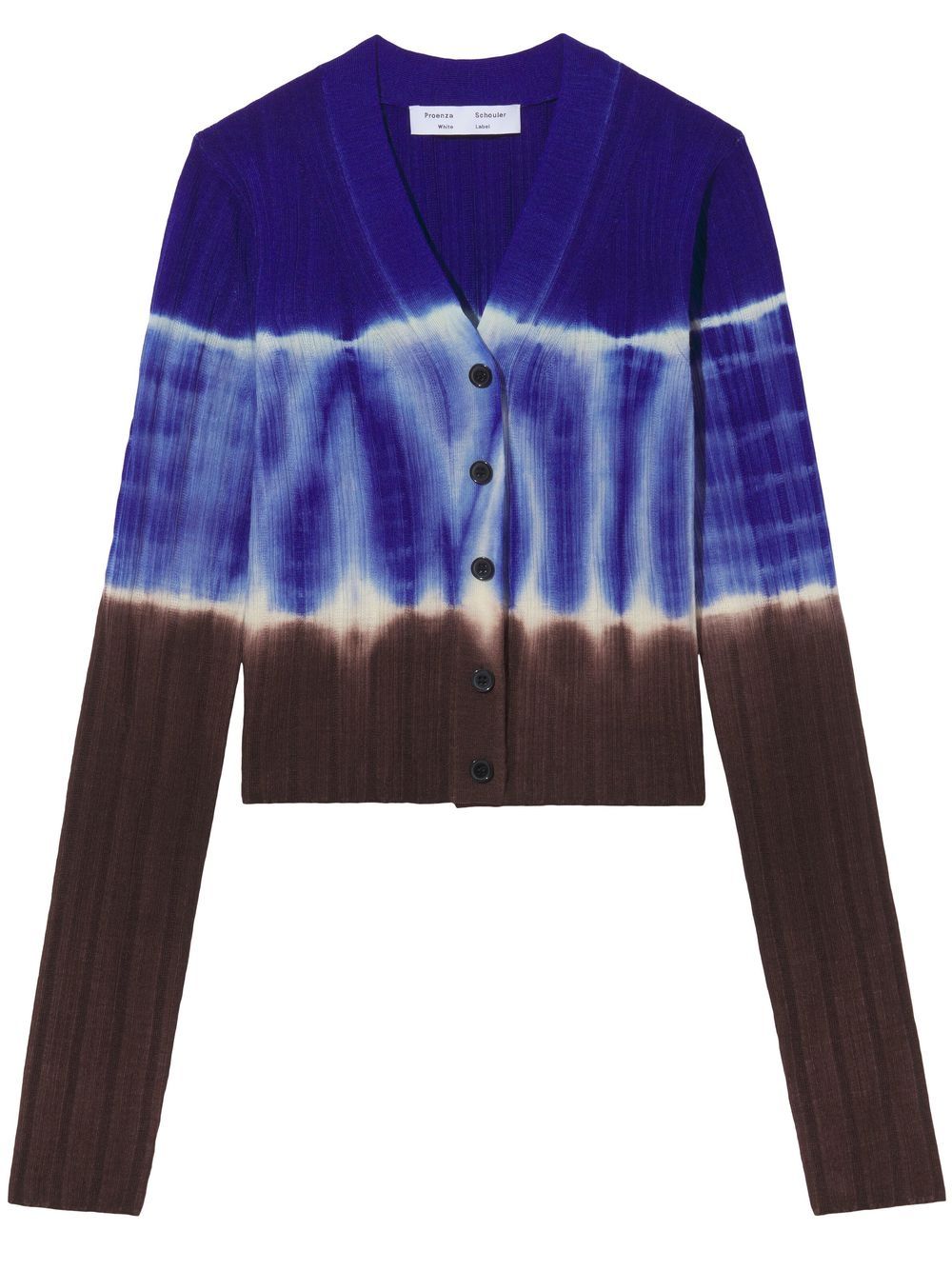 Proenza Schouler White Label Dip dye-print cardigan - Black von Proenza Schouler White Label