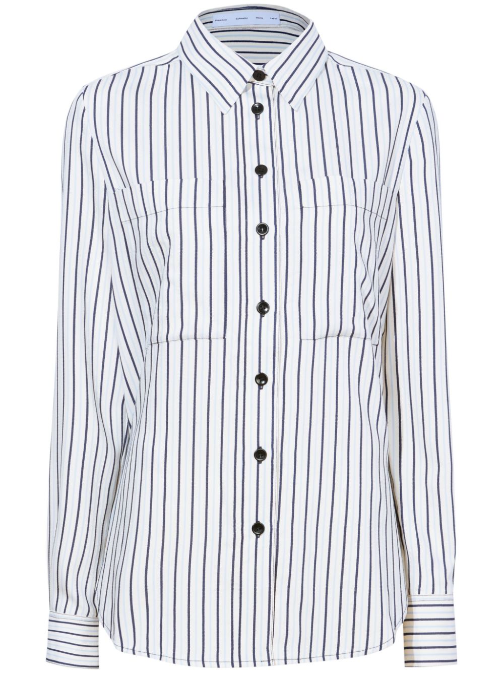 Proenza Schouler White Label Eliana striped shirt von Proenza Schouler White Label