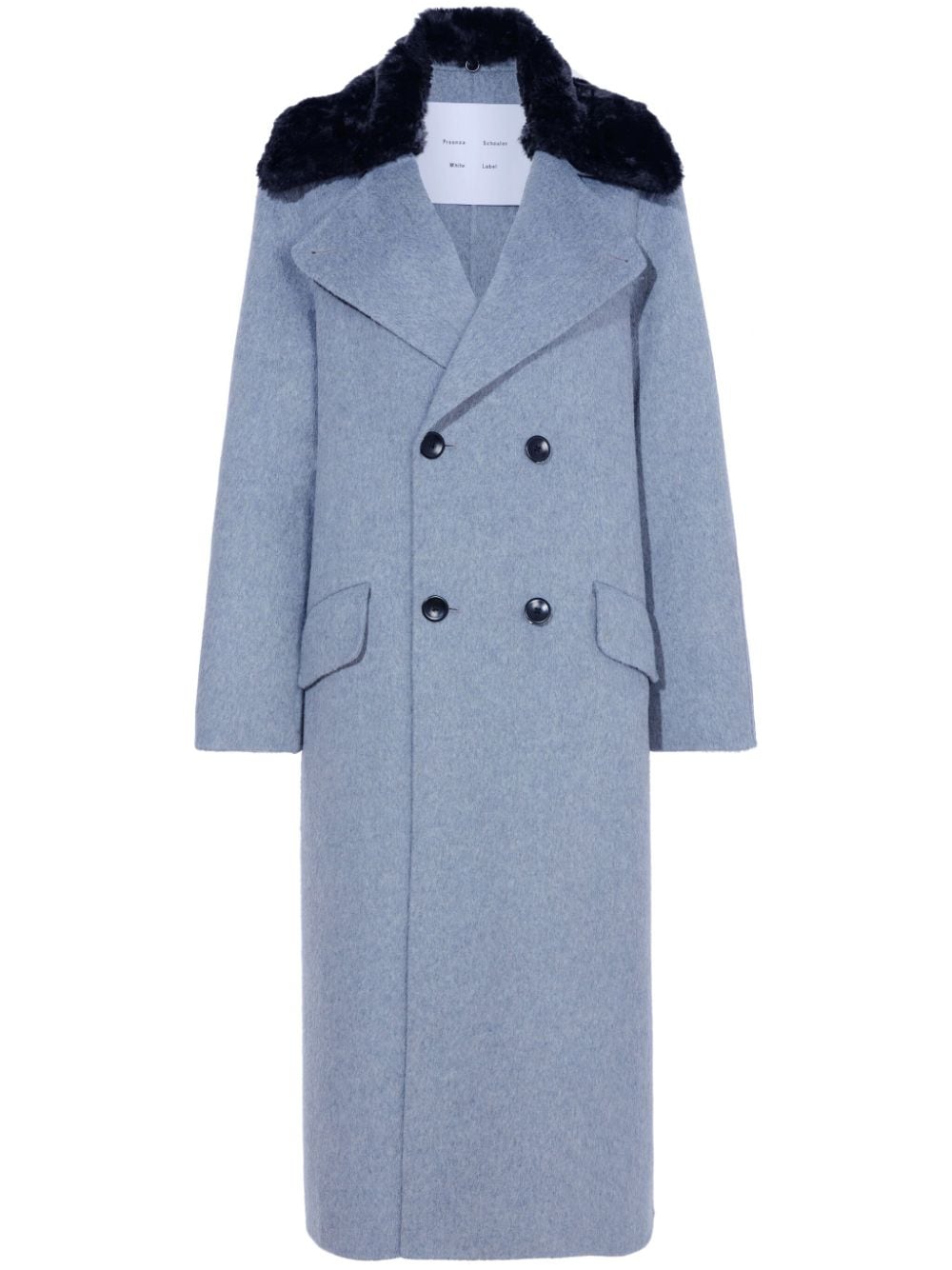 Proenza Schouler White Label Emma double-breasted coat - Grey von Proenza Schouler White Label