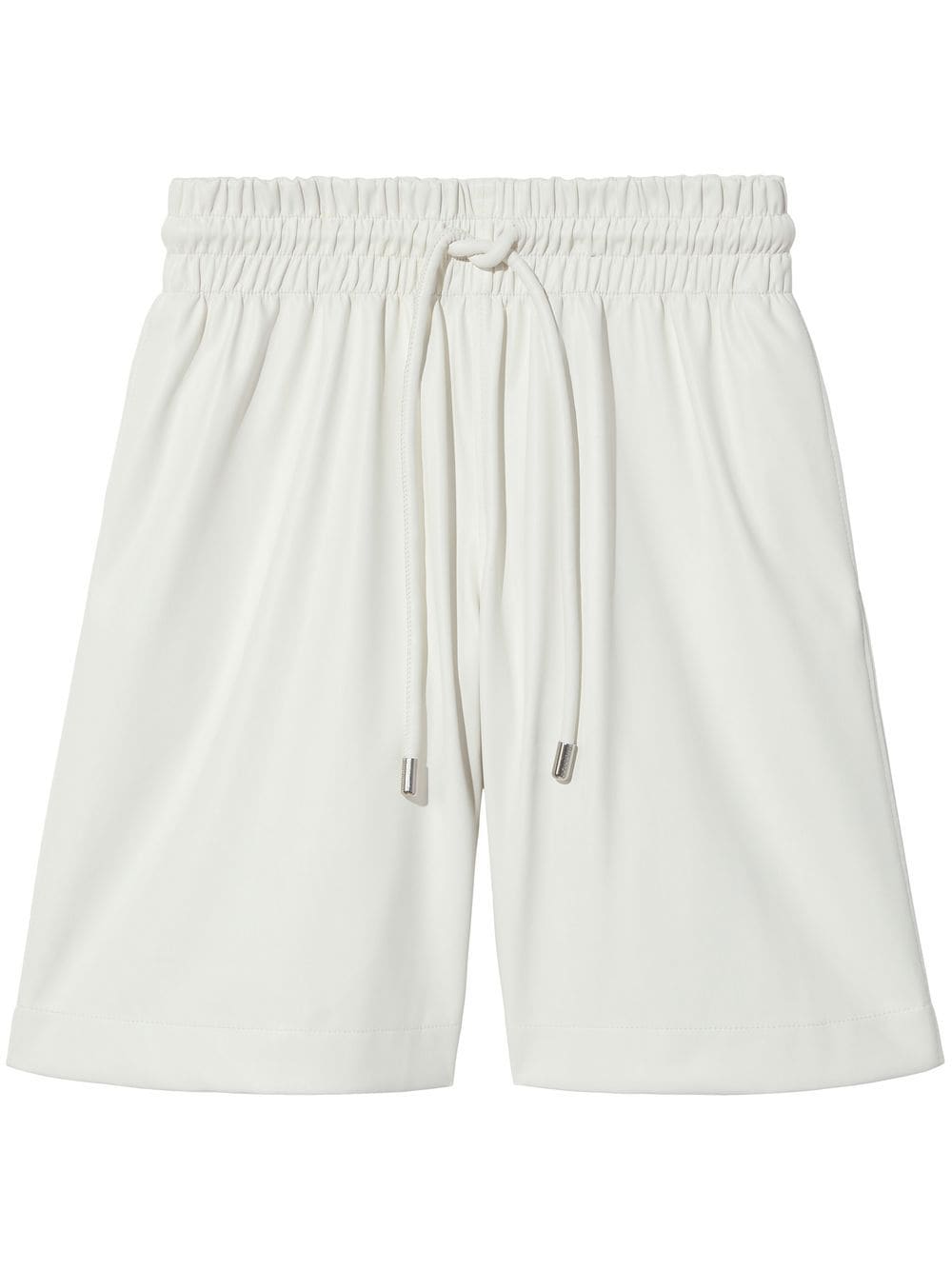 Proenza Schouler White Label faux-leather elasticated drawstring shorts von Proenza Schouler White Label