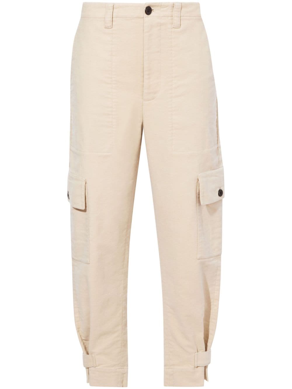 Proenza Schouler White Label Kay cotton cargo trousers - Neutrals von Proenza Schouler White Label
