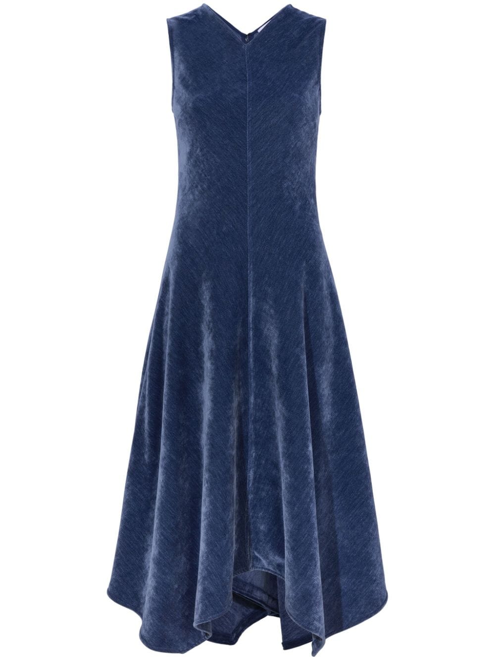 Proenza Schouler White Label Layla chenille asymmetric dress - Blue von Proenza Schouler White Label