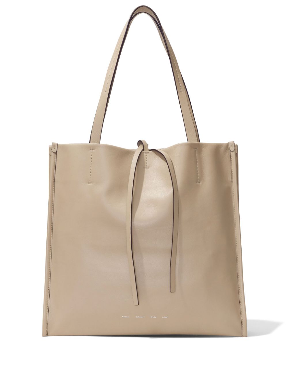 Proenza Schouler White Label Twin leather tote bag - Neutrals von Proenza Schouler White Label