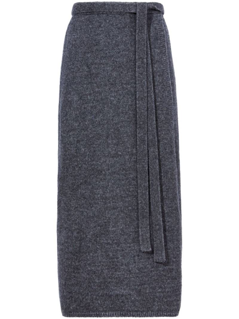 Proenza Schouler White Label Zadie knit wrap skirt - Grey von Proenza Schouler White Label