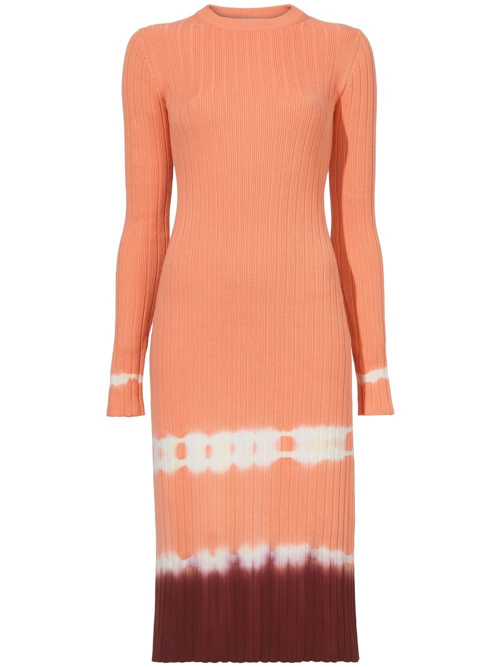 Proenza Schouler White Label dip-dye ribbed-knit dress - Orange von Proenza Schouler White Label