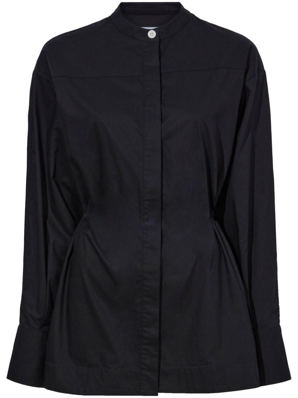 Proenza Schouler White Label drawstring long-sleeve shirt - Black von Proenza Schouler White Label