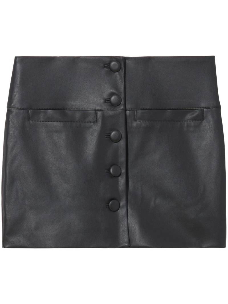 Proenza Schouler White Label faux-leather mini skirt - Black von Proenza Schouler White Label