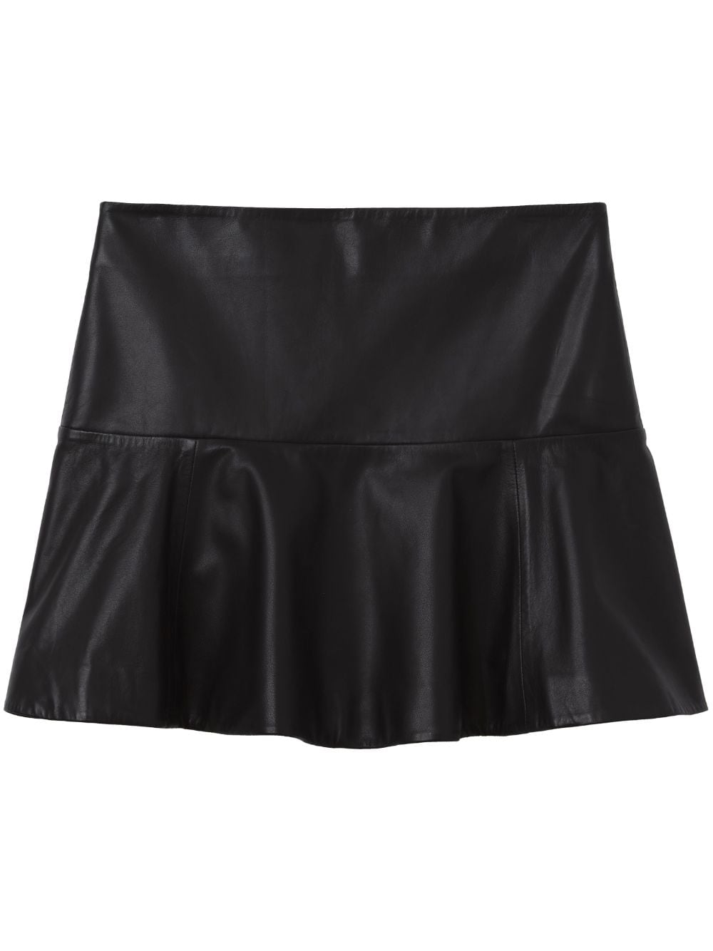 Proenza Schouler White Label ruffle-hem mini skirt - Black von Proenza Schouler White Label