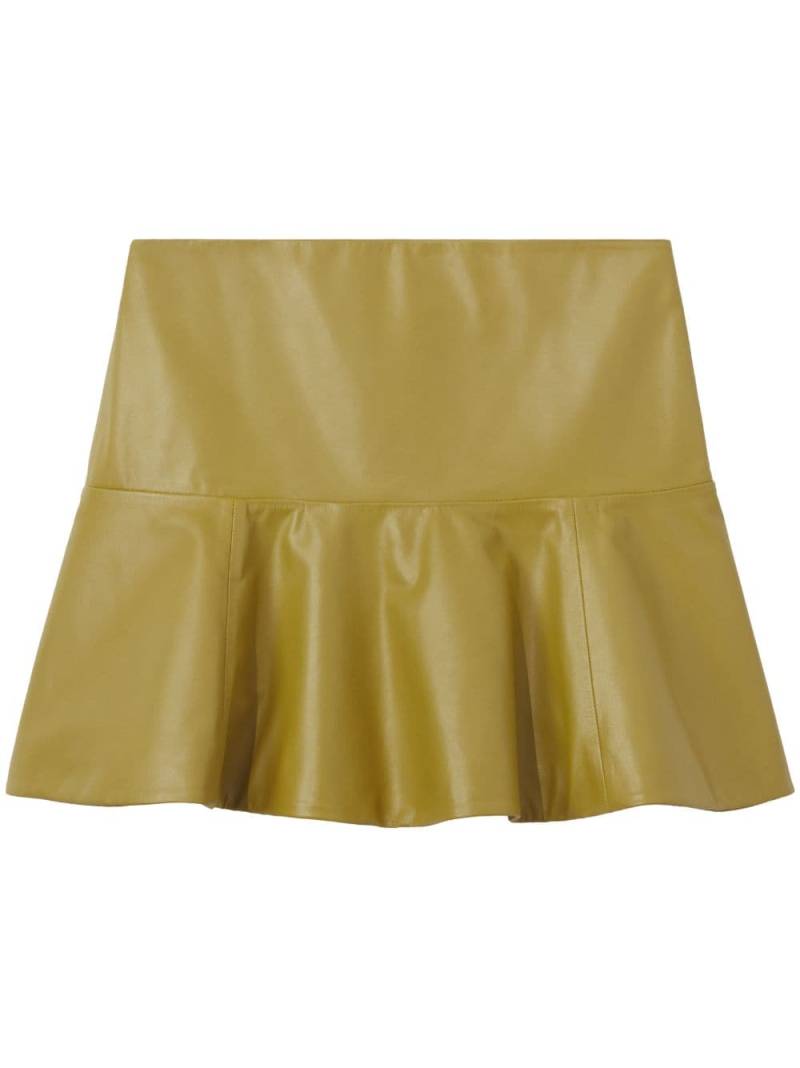 Proenza Schouler White Label ruffle-hem mini skirt - Yellow von Proenza Schouler White Label