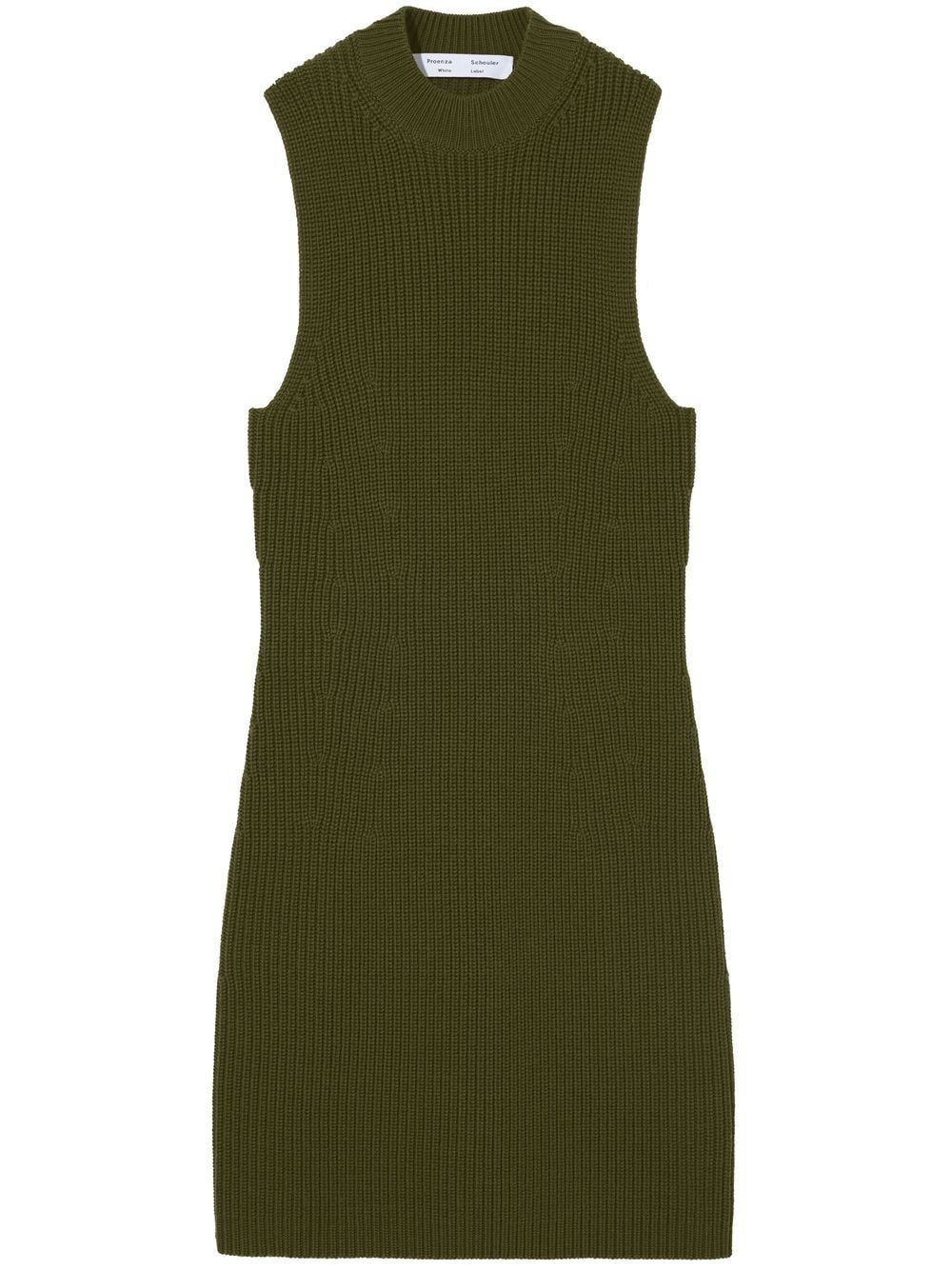 Proenza Schouler White Label sleeveless ribbed-knit mini dress - Green von Proenza Schouler White Label