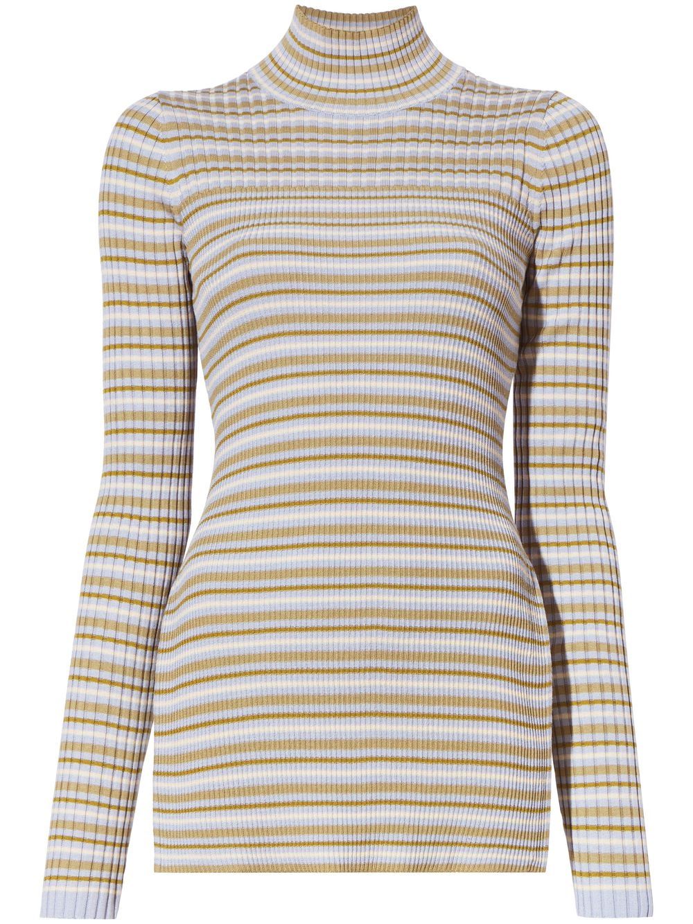 Proenza Schouler White Label striped high-neck jumper - Neutrals von Proenza Schouler White Label