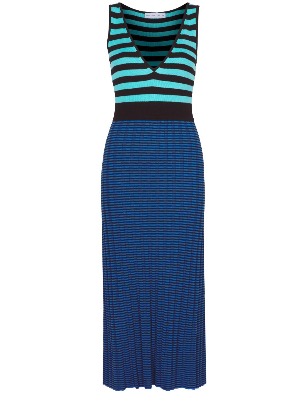 Proenza Schouler White Label striped sleeveless dress - Blue von Proenza Schouler White Label