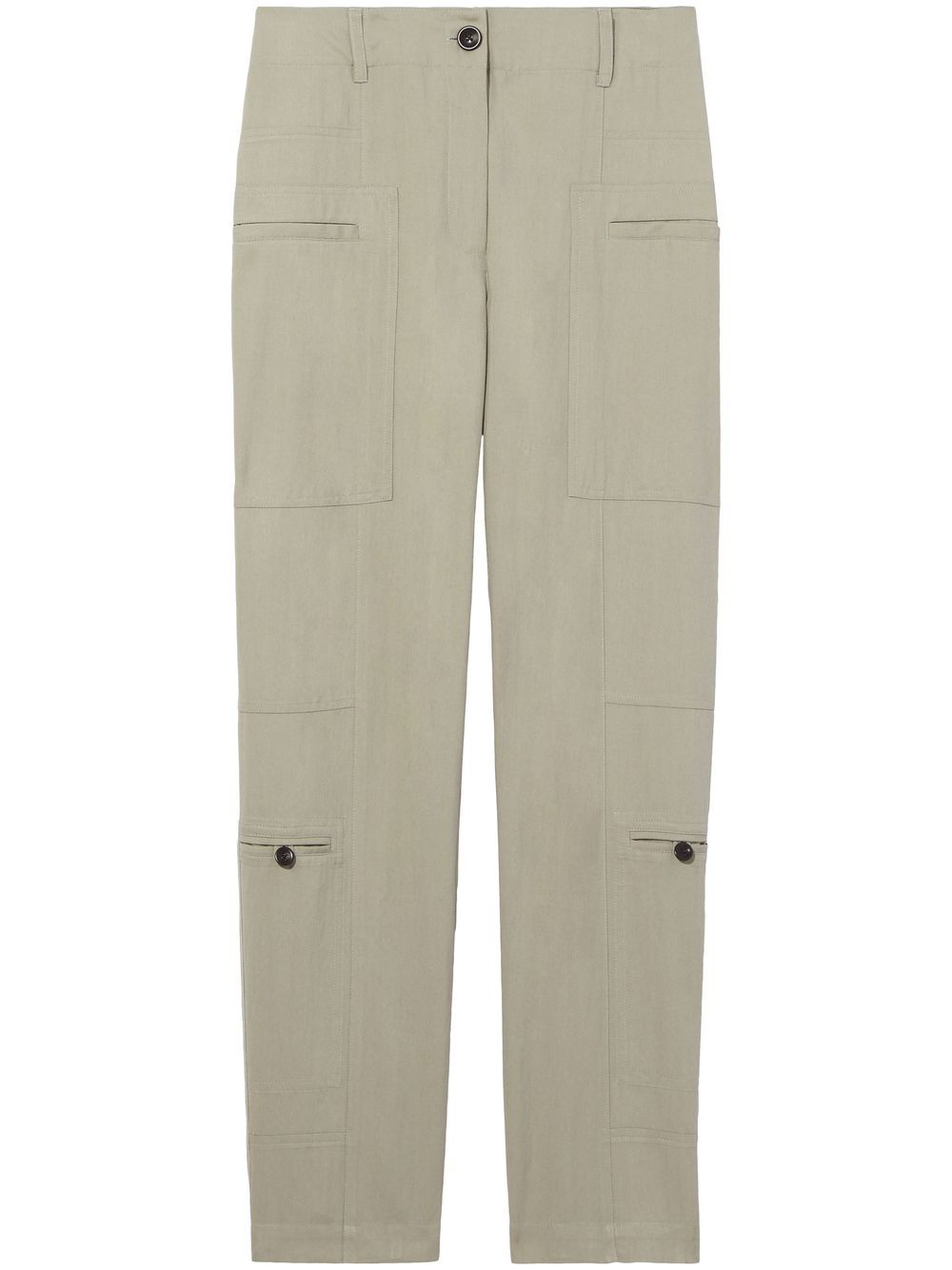 Proenza Schouler White Label tapered pocket-detail trousers - Grey von Proenza Schouler White Label