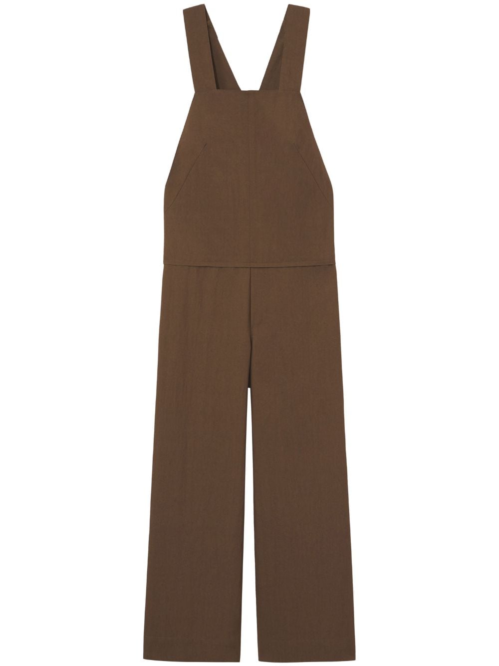 Proenza Schouler White Label wide-leg cropped jumpsuit - Brown von Proenza Schouler White Label