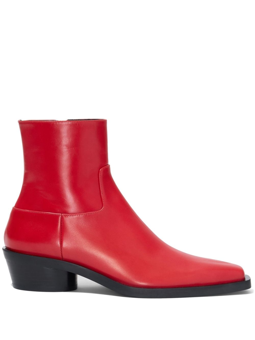 Proenza Schouler Bronco 40mm leather ankle boots - Red von Proenza Schouler