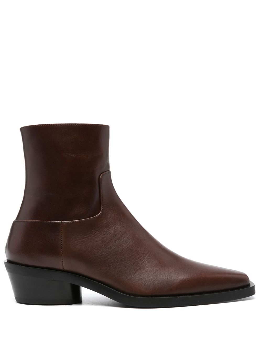 Proenza Schouler Bronco 45mm leather ankle boots - Brown von Proenza Schouler