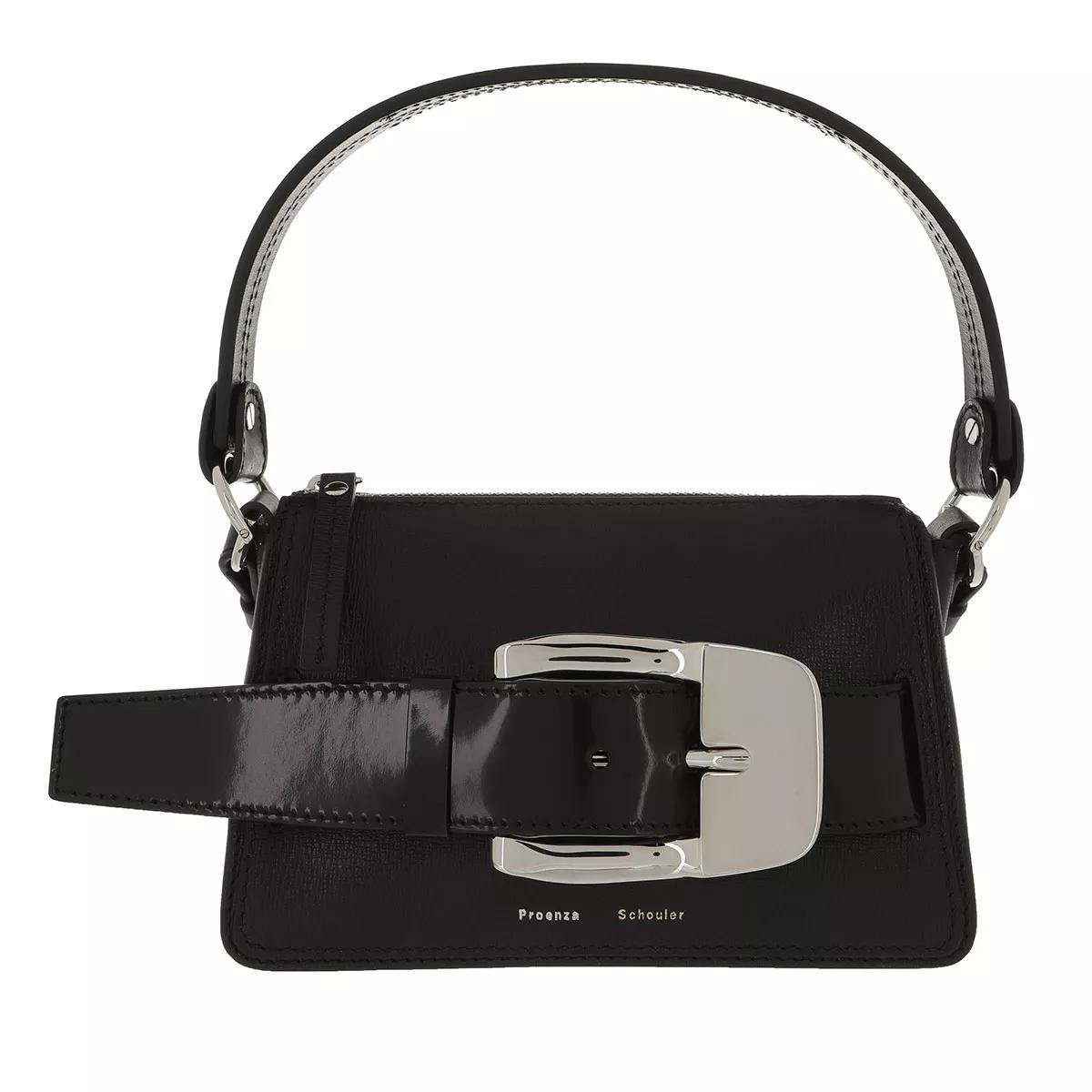 Proenza Schouler Henkeltasche - Small Buckle Zip Bag - Gr. unisize - in Schwarz - für Damen von Proenza Schouler