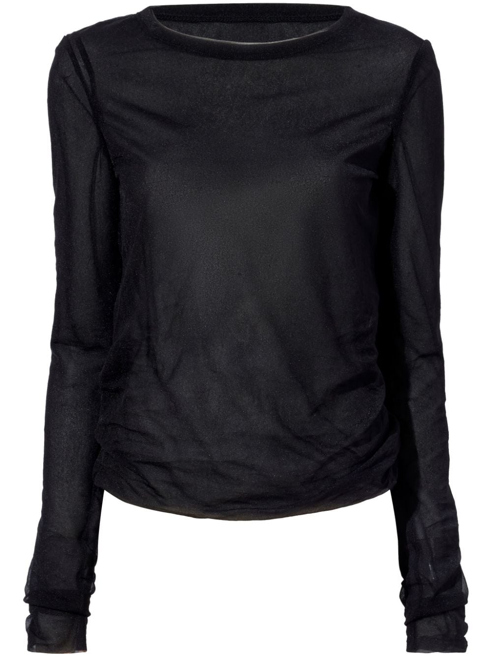 Proenza Schouler Dara long-sleeve jersey T-shirt - Black von Proenza Schouler
