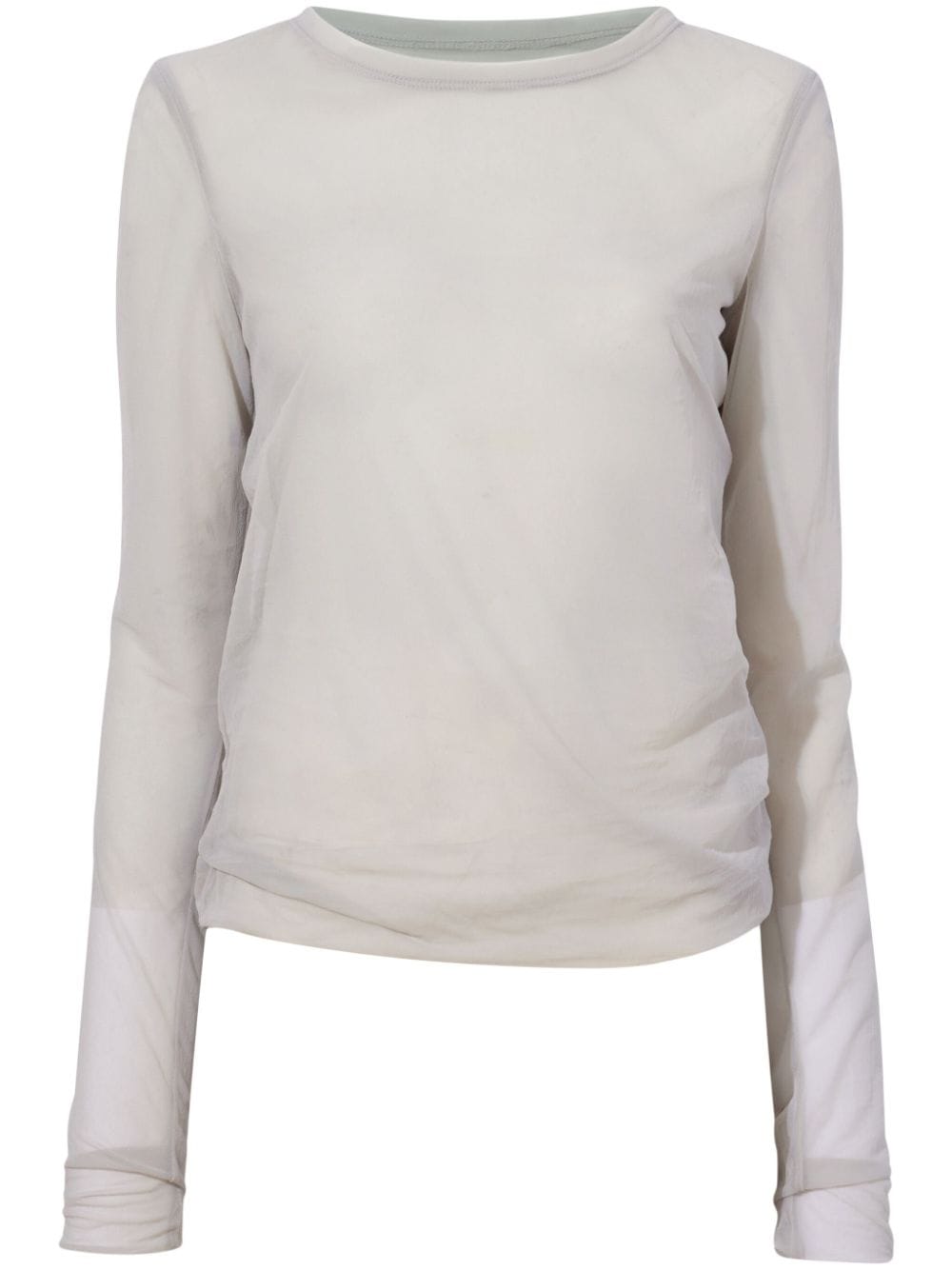 Proenza Schouler Dara long-sleeve jersey T-shirt - Grey von Proenza Schouler