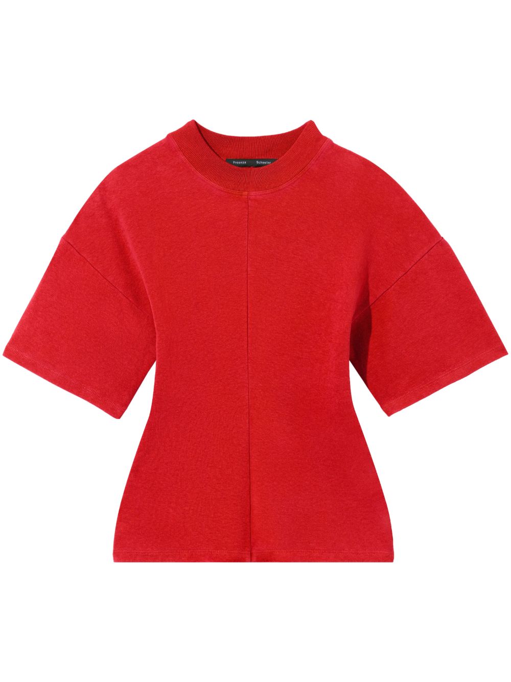 Proenza Schouler fitted-waist cotton T-shirt - Red von Proenza Schouler