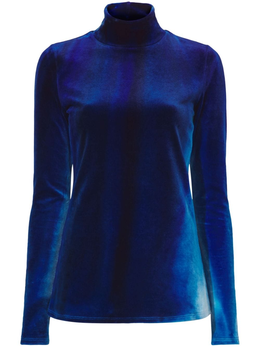 Proenza Schouler Ice Dyed velvet top - Blue von Proenza Schouler