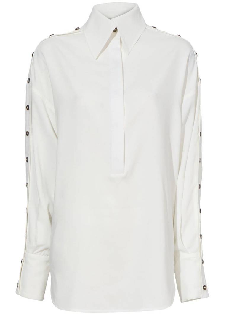Proenza Schouler Marocaine silk shirt - White von Proenza Schouler